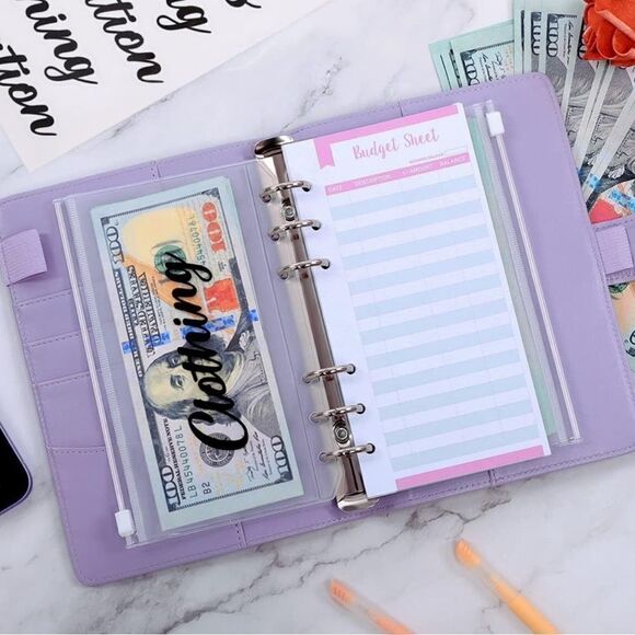 Playbill Budget Binder. Cash Stuffing Envelopes, Gift for Her. Explore Now! - Picture 2 of 7